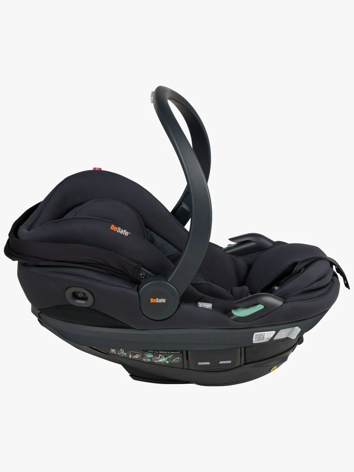 BeSafe Go Beyond 2 Autostol Baby, Black Soft Breeze