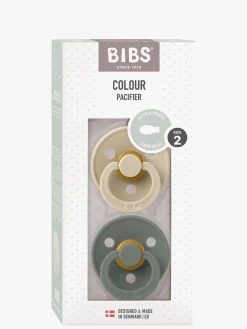 BIBS Colour Sut 2-Pak Latex Str. 2 Symmetrisk, Vanilla/Pine