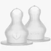 BIBS Fast Flow Sut Silikone 2-pak, Neutral