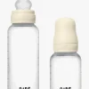 BIBS Grow and Flow Sutteflaske Sæt Silicone 150/270 ml, Ivory