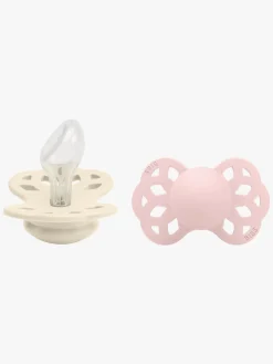 BIBS Infinity Sut 2-pak Str. 2 Anatomical, Ivory/Blossom