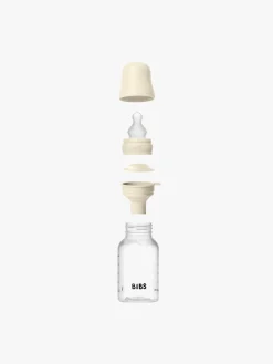 BIBS Slow Flow Sutteflaske Silicone 2-pak 150 ml, Ivory