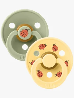 BIBS Studio Colour Ladybug Sut 2-pak Latex Str. 2, Sage