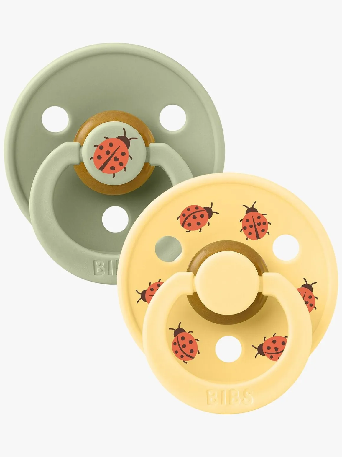 BIBS Studio Colour Ladybug Sut 2-pak Latex Str. 2, Sage