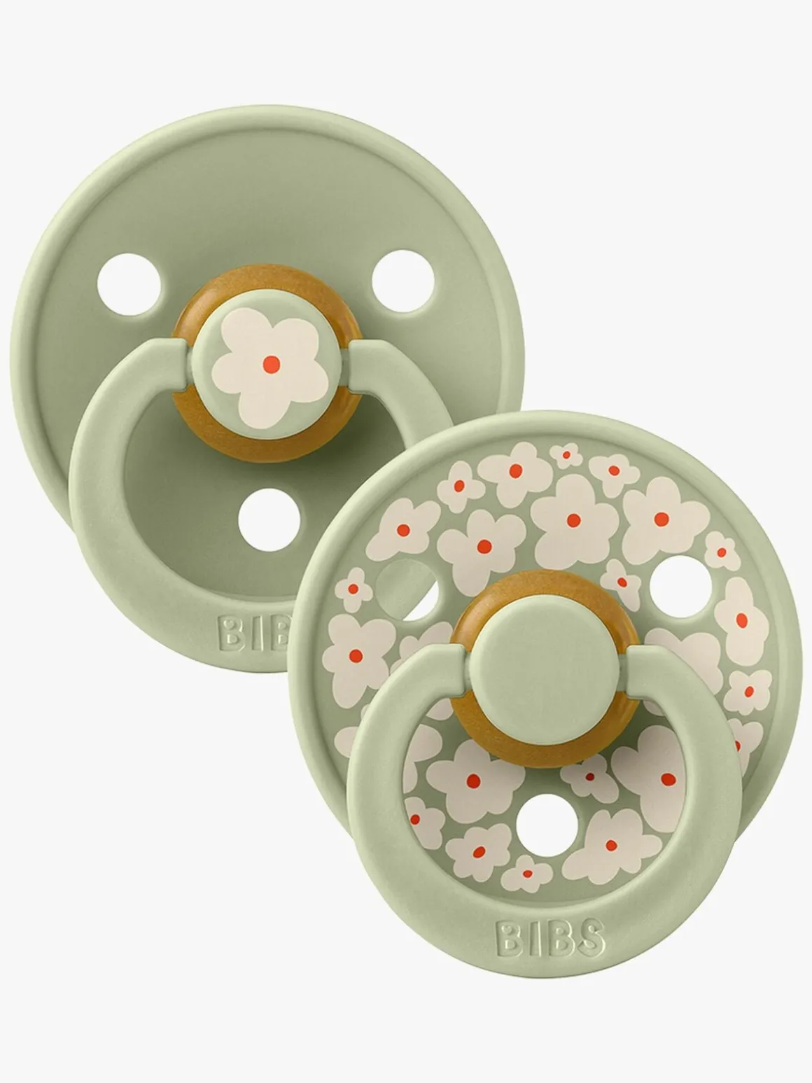BIBS Studio Colour Sut 2-Pak Latex Str. 1 Rund, Jasmine/Sage Mix