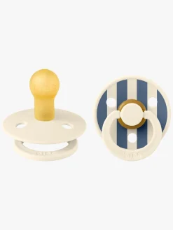 BIBS Studio Colour Sut 2-Pak Latex Str. 1 Rund, Pin/Ivory Steel Blue Mix