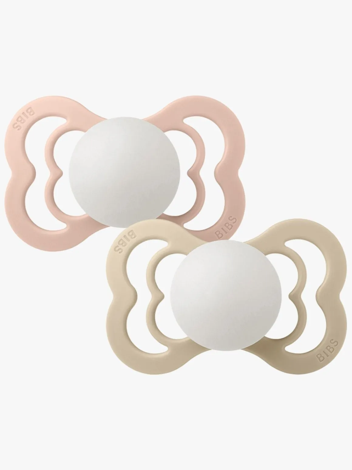 BIBS Supreme Sut 2-pak Latex Str. 2, Blush Glow/Vanilla Glow