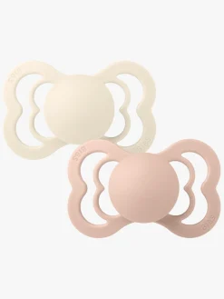 BIBS Supreme Sut 2-pak Silikone Str. 2, Ivory/Blush