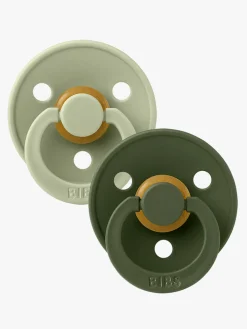 BIBS Sut Colour 2-pak Latex Størrelse 1, Sage/Hunter Green