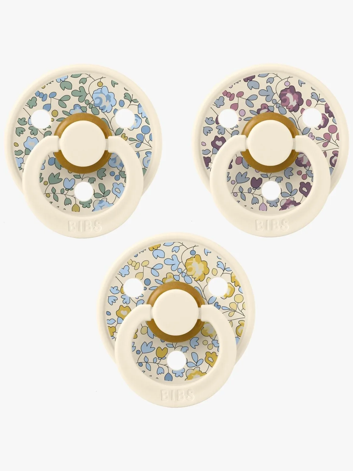 BIBS Try-it Colour Sut 3-Pak Str. 1, Liberty/Eloise