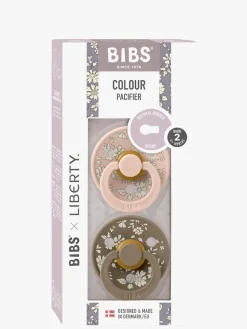 BIBS x Liberty Colour Sut 2-Pak Latex Str. 2 Rund, Capel/Blush Mix