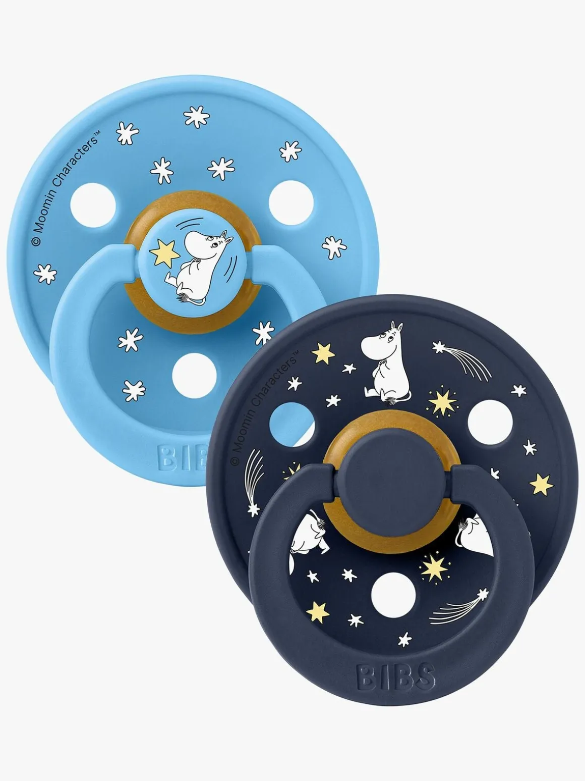 BIBS x Moomin Colour Good Night Sut 2-pak Latex Str. 2, Breeze
