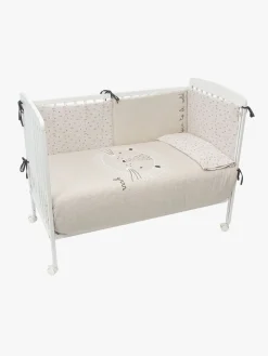 BimbiCasual Sengerand & Pudebetræk, White/Linen