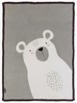 Bizzi Growin Strikket Tæppe Aio Baby, Polar Bear