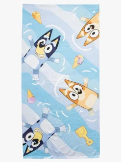 Bluey Håndklæde Gymnastikpose & Kasket Sæt, Lyseblå