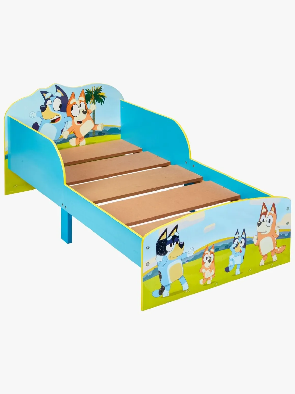 Bluey Juniorseng med Opbevaring 70x140, Blå