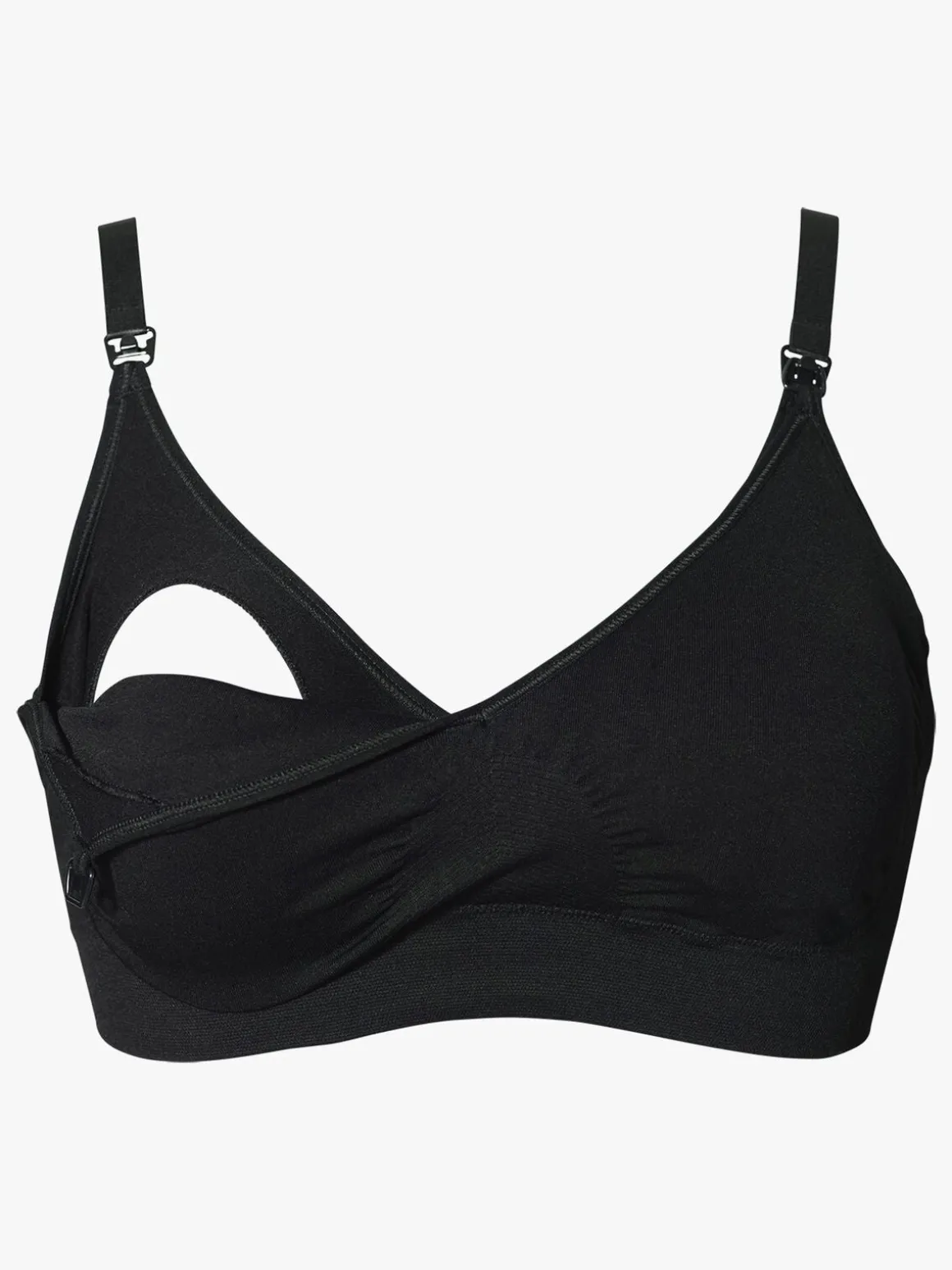 Boob Amme-BH, Fast Food, T-Shirt, Black