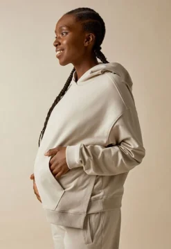 Boob BFF Boxy Hoodie, Putty