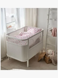 Borganäs Sengesæt Tremmeseng Hjärtrud 2-delt 100x130, Pink