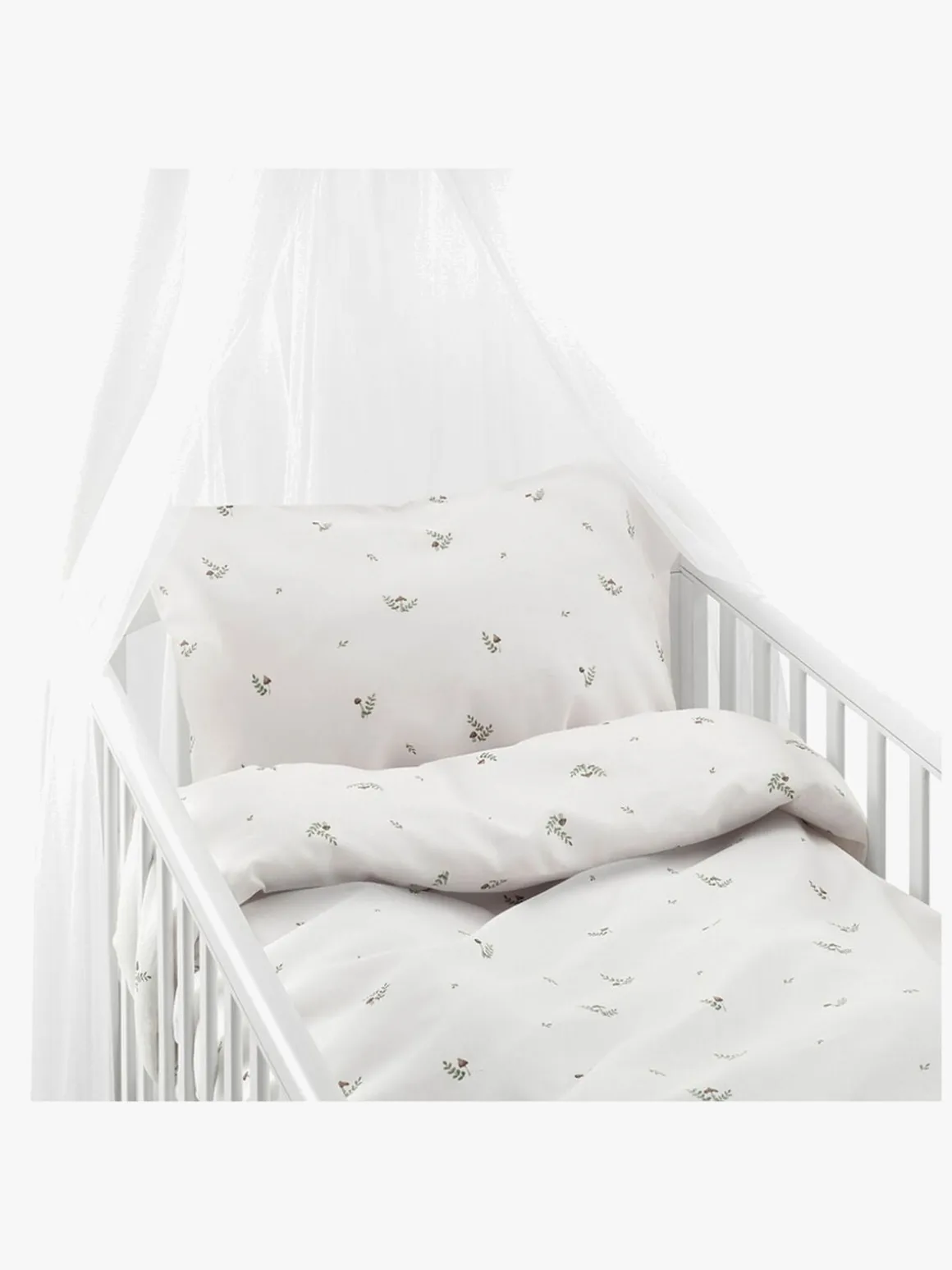 Borganäs Sengesæt Tremmeseng Alvin 2-delt 100x130, Beige