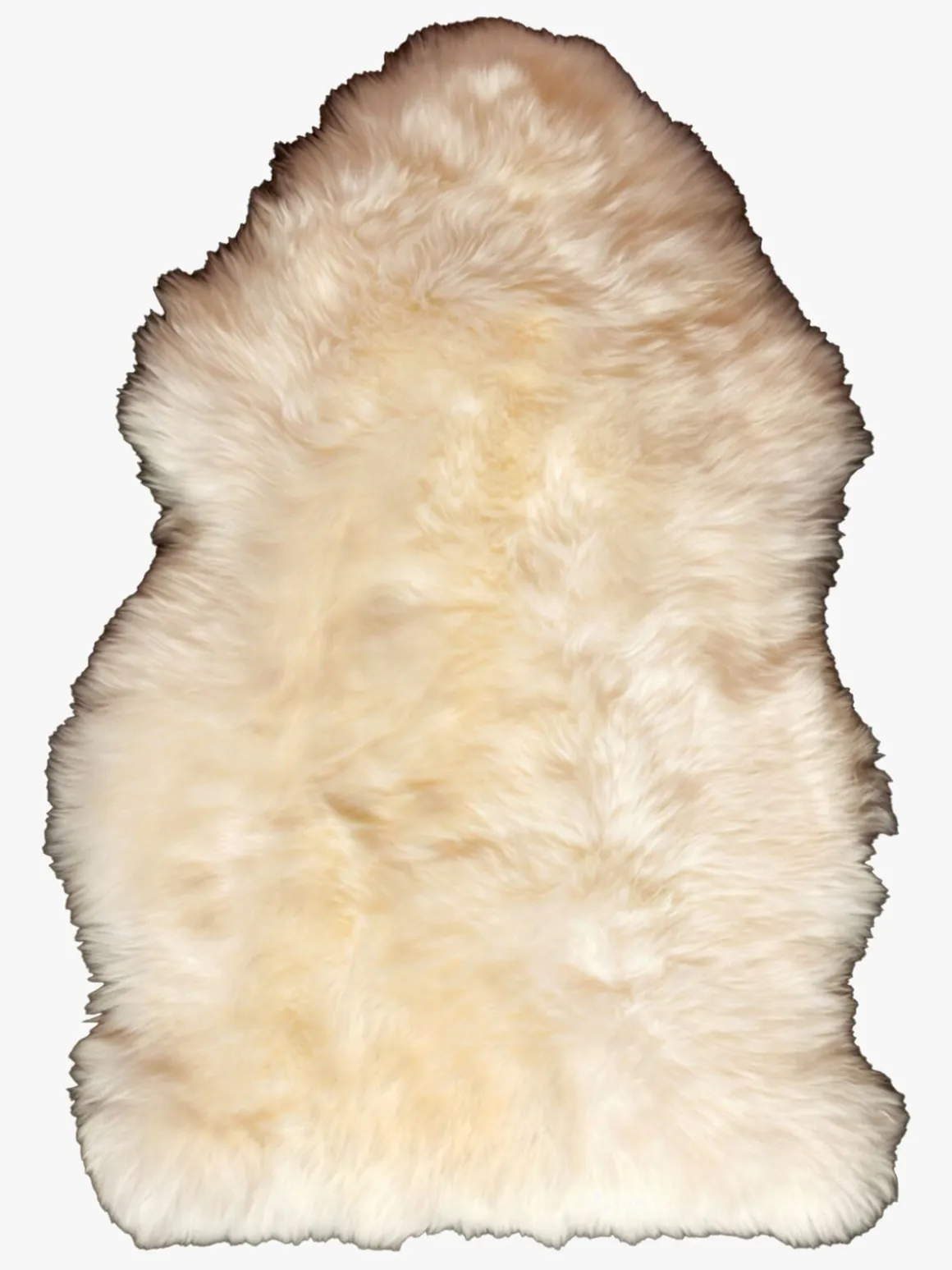 Bozz Lammeskind Langhåret, White