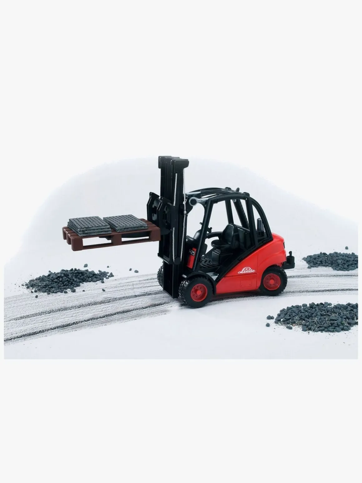 Bruder Linde H30D Gaffeltruck