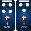CAPiDi Front til Babyalarm Danish flag