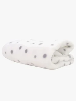 CarloBaby Tæppe Kanin og Rangle, Hvid