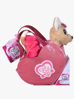 ChiChi Love Bamse Hund med Hjerteformet Taske