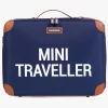 Childhome Mini Traveler Kuffert, Navy/White