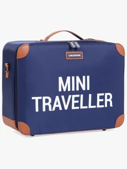 Childhome Mini Traveler Kuffert, Navy/White