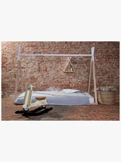 Childhome Seng Tipi 90x200, Hvid&Natur