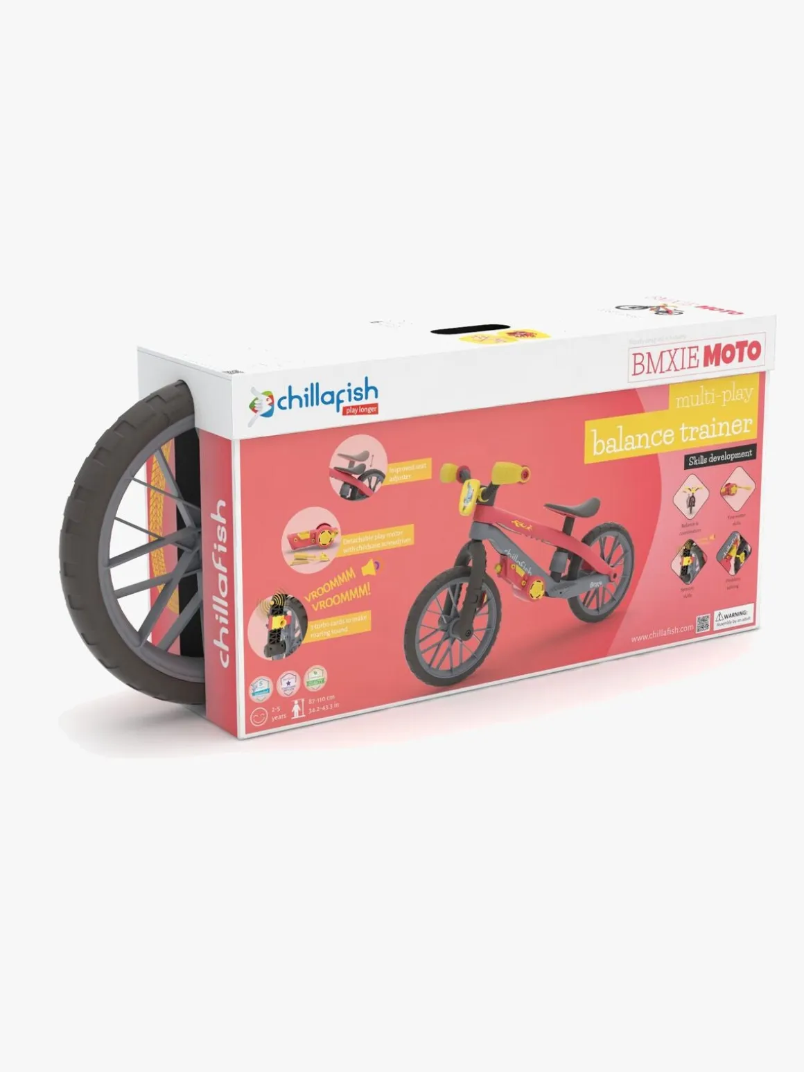 Chillafish BMXie 03 Moto Løbecykel, Rød