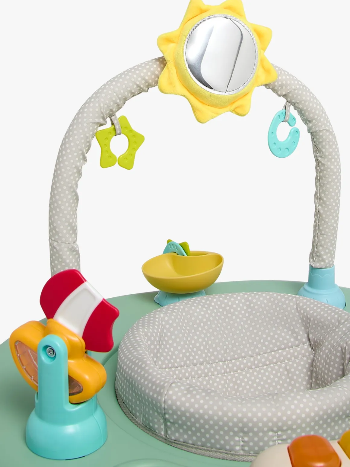 Cloudberry Castle Aktivitetscenter 3-i-1, Green/Grey