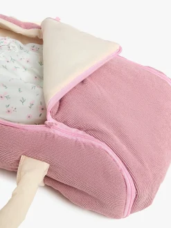 Cloudberry Castle Dukke med Bærekurv 40 cm, Pink