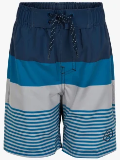 Color Kids Badeshorts, Blå/Hvid