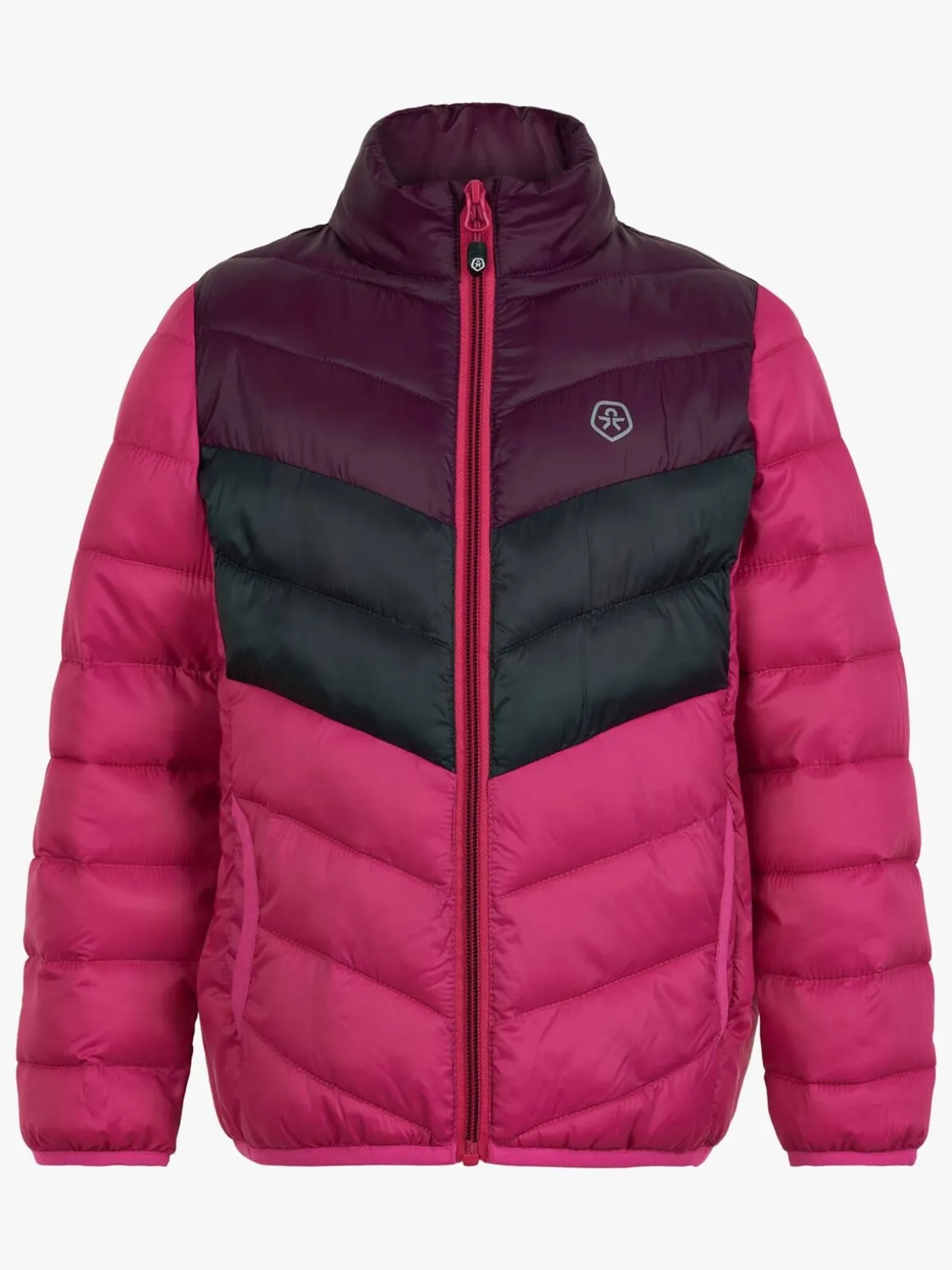 Color Kids Dynejakke, Pink Peacock