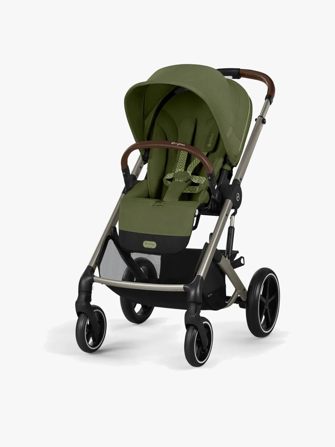 Cybex BALIOS S Lux Duovogn inkl. Axkid GOKID Babyautostol & Base, Moss Green
