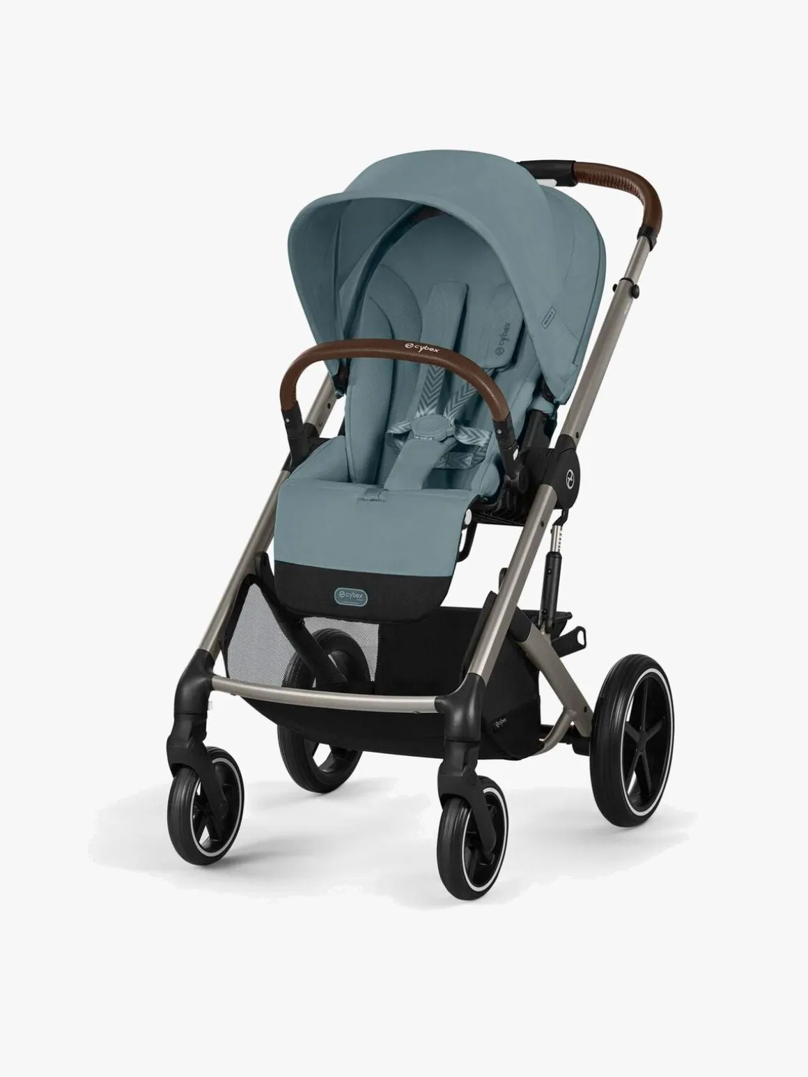 Cybex BALIOS S Lux Duovogn inkl. Beemoo Route i-Size & Base, Stormy Blue/Black Stone