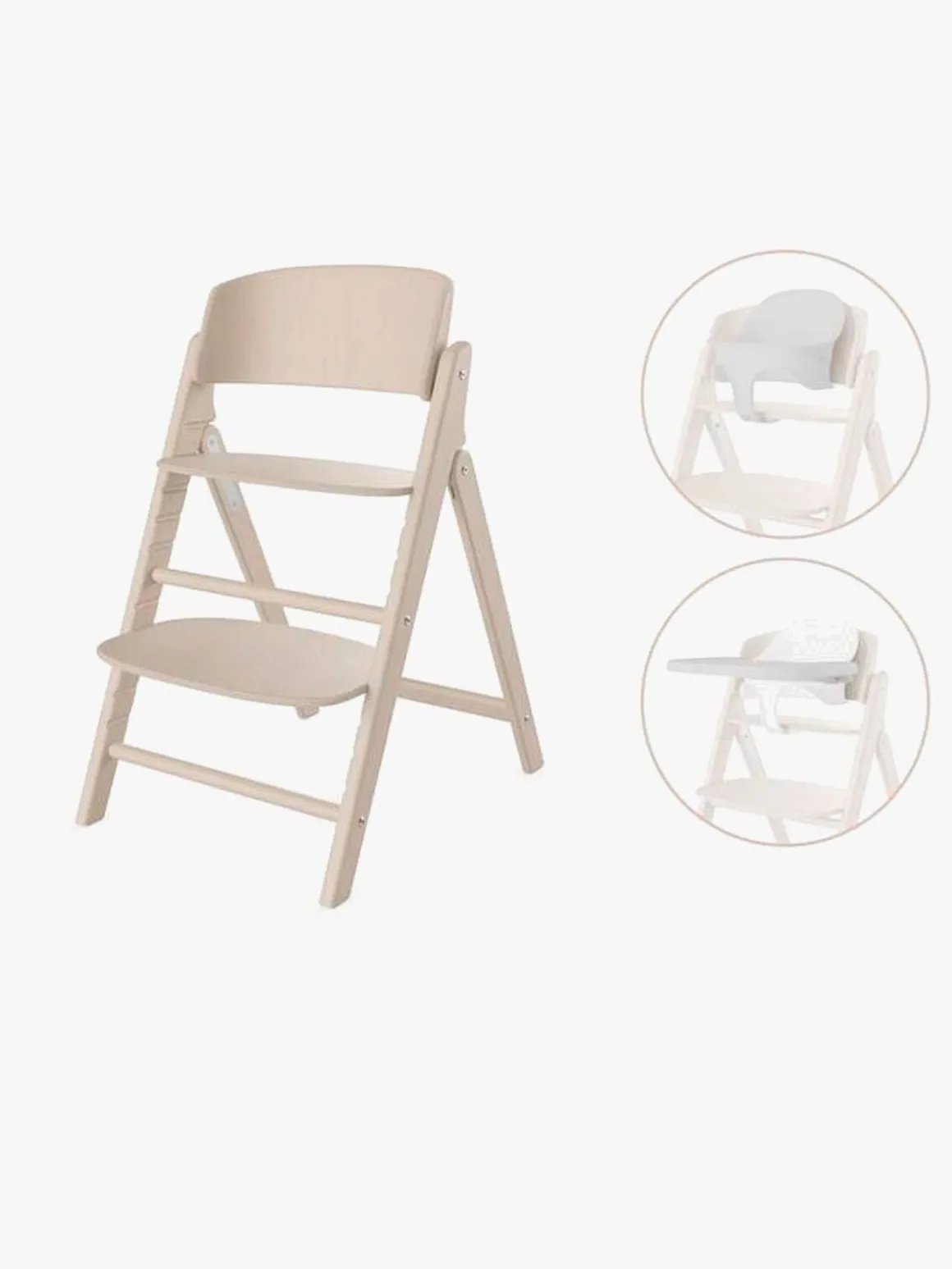 Cybex Click & Fold Højstol 3-in-1, All Natural