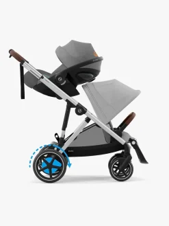 Cybex e-GAZELLE S Klapvogn, Stone Grey/Silver