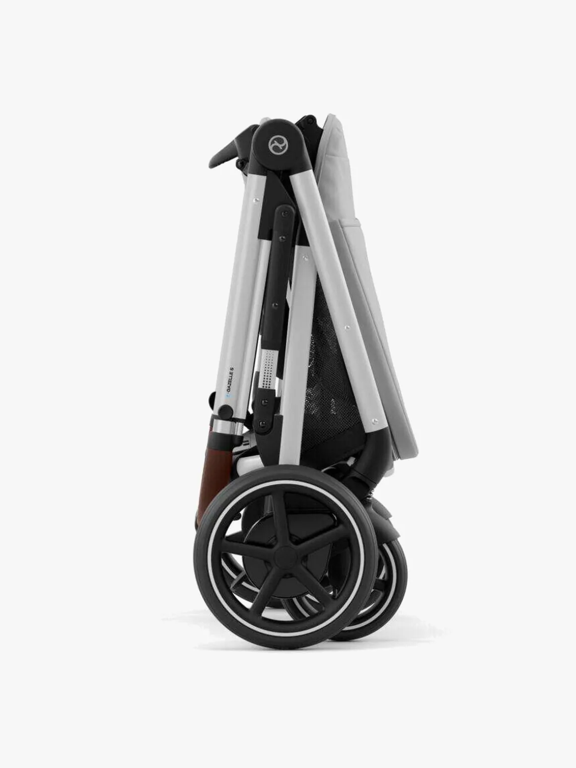 Cybex e-GAZELLE S Klapvogn, Stone Grey/Silver