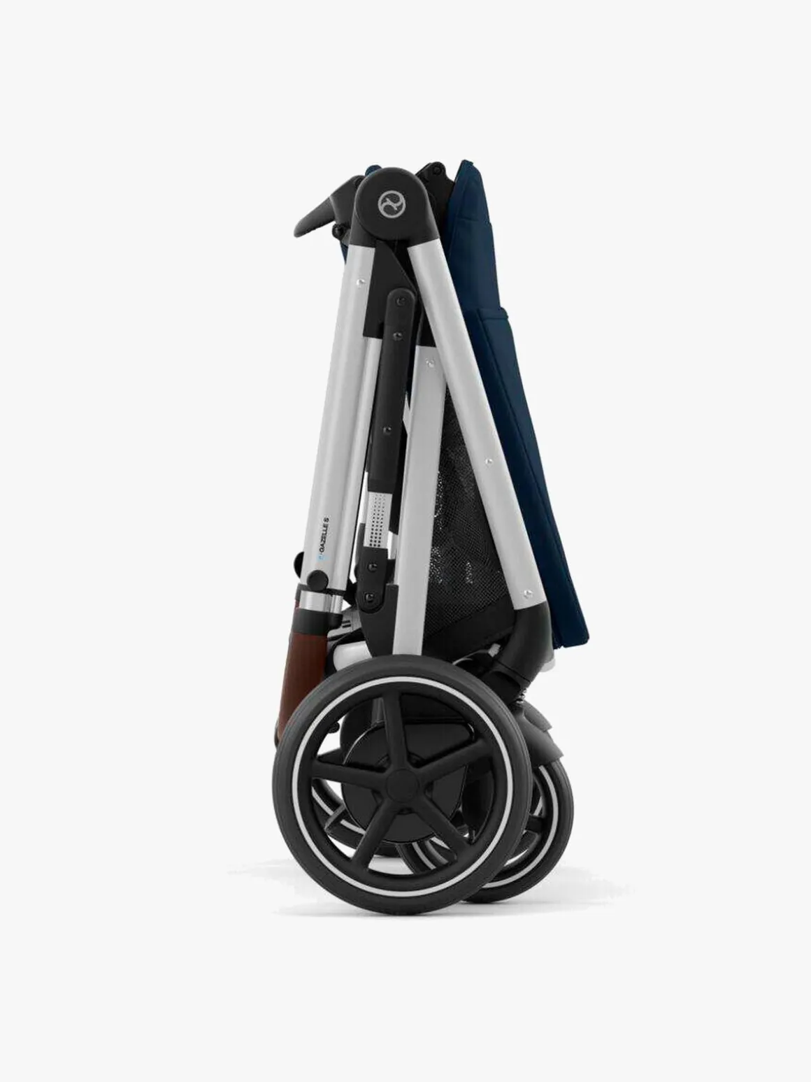 Cybex e-GAZELLE S Klapvogn, Ocean Blue/Silver
