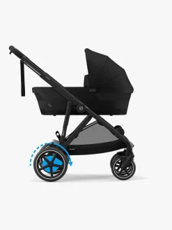 Cybex e-GAZELLE S Klapvogn, Moon Black/Black