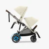 Cybex e-Gazelle S Søskendevogn, Seashelle Beige/Taupe