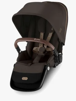 Cybex e-Gazelle S Søskendevogn inkl. Liggedel, Moss Green/Taupe