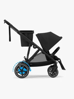 Cybex e-Gazelle S Søskendevogn, Moon Black/Black