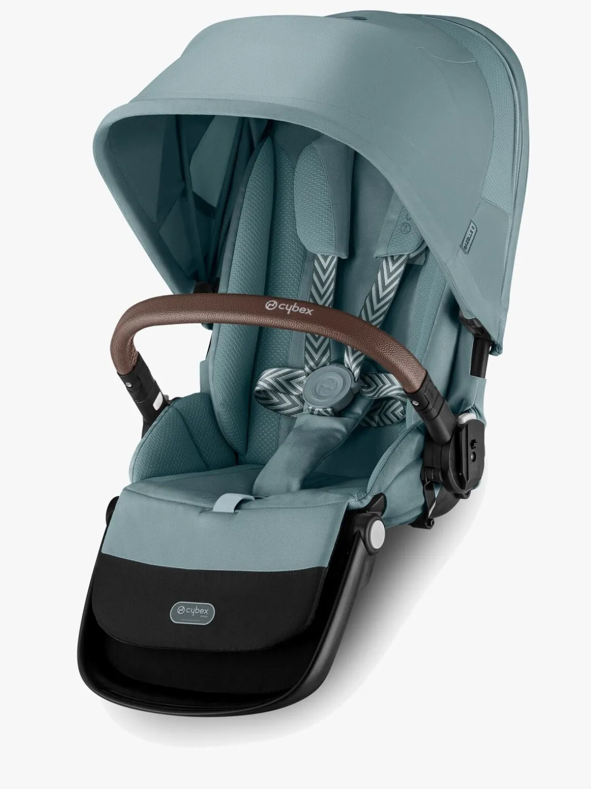 Cybex e-Gazelle S Søskendevogn, Stormy Blue/Taupe