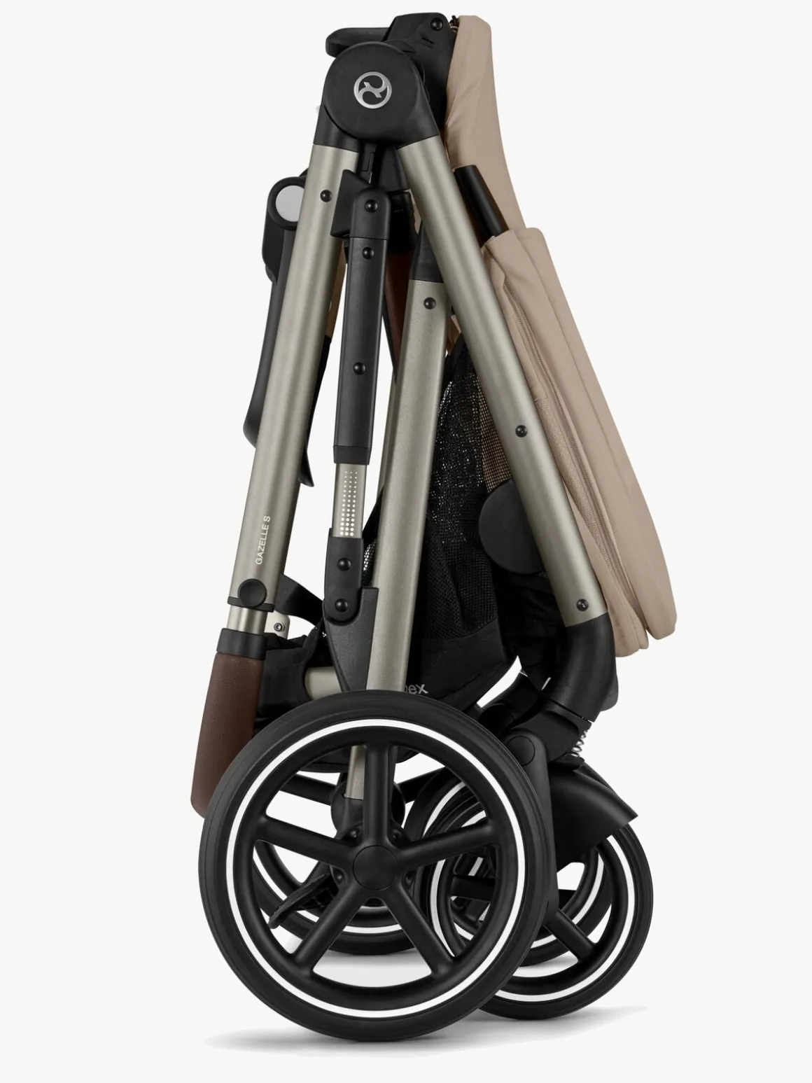 Cybex GAZELLE S Klapvogn, Almond Beige/Taupe