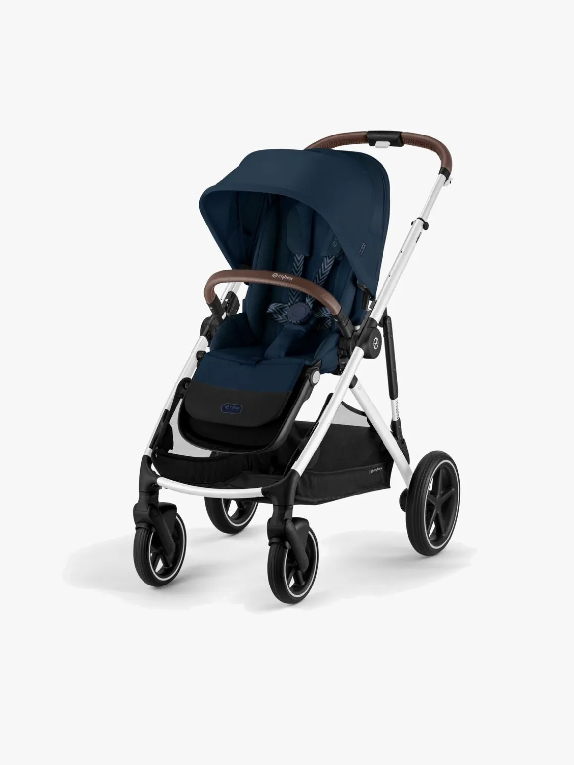 Cybex GAZELLE S Tvillingevogn, Ocean Blue/Silver